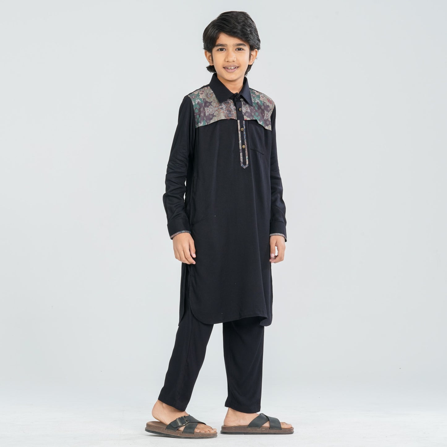 Boy's Viscose Kabli Set