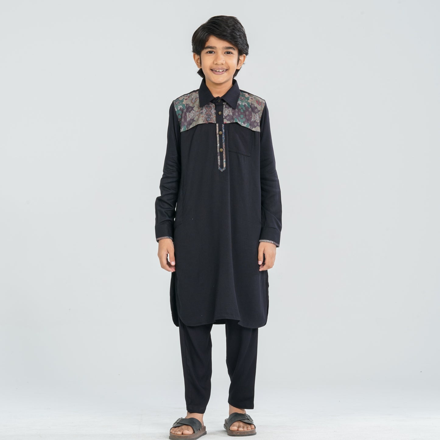 Boy's Viscose Kabli Set