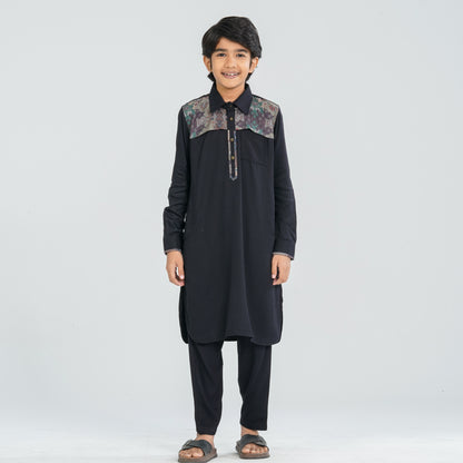 Boy's Viscose Kabli Set