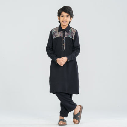 Boy's Viscose Kabli Set