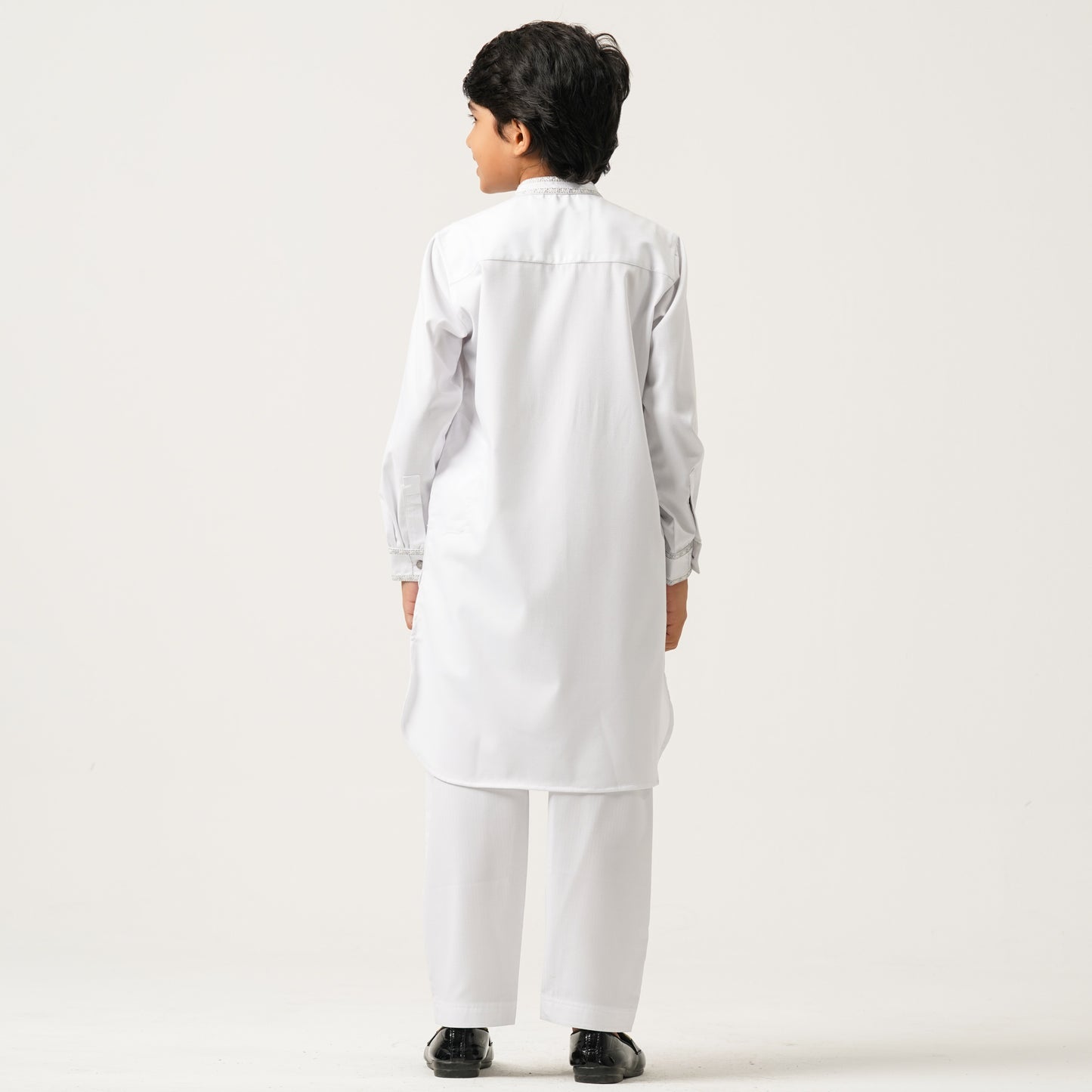 Boys White Kabli