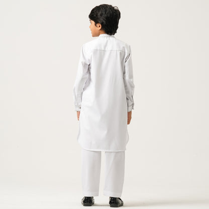 Boys White Kabli