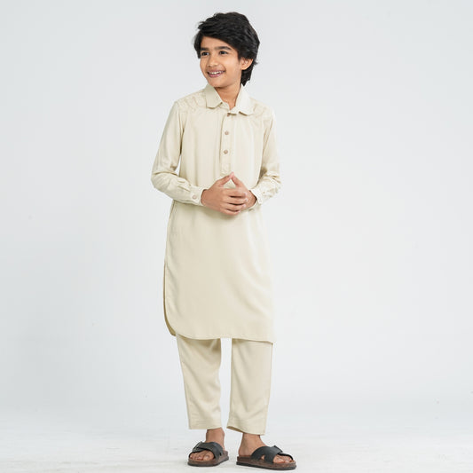 Boy's Viscose Embroidered Kabli