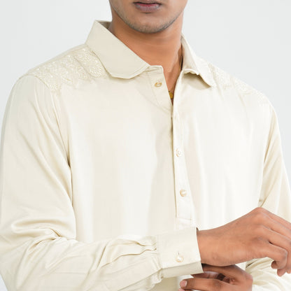 Men's Linen Kabli Set