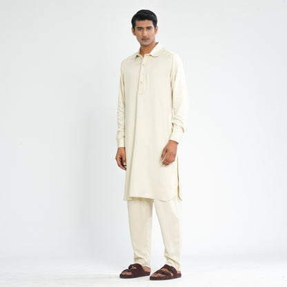 Men's Linen Kabli Set
