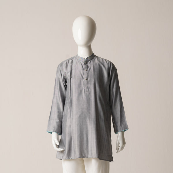 BOYS BASIC PANJABI -GREY