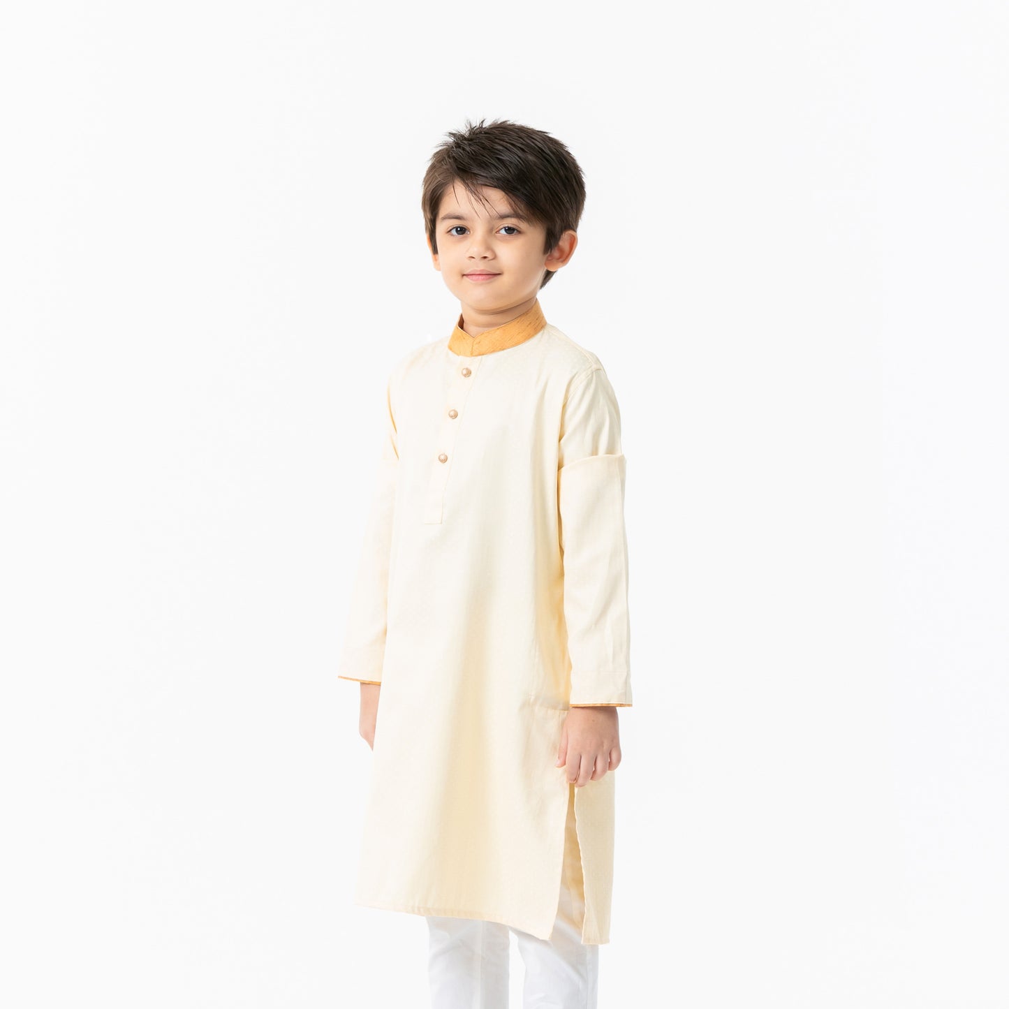 Boys Beige Panjabi