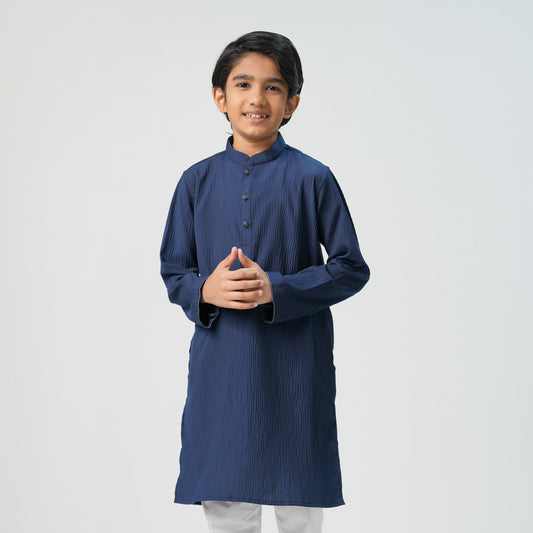 Boys Basic Navy Panjabi