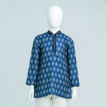 Boys Basic Teal Panjabi