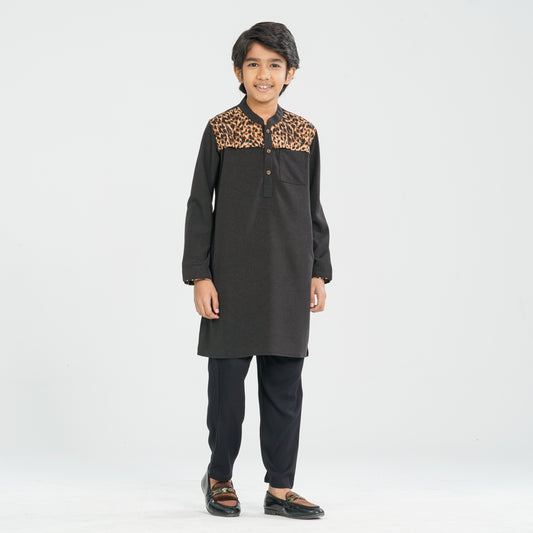 Boy’s Blended Cotton Panjabi