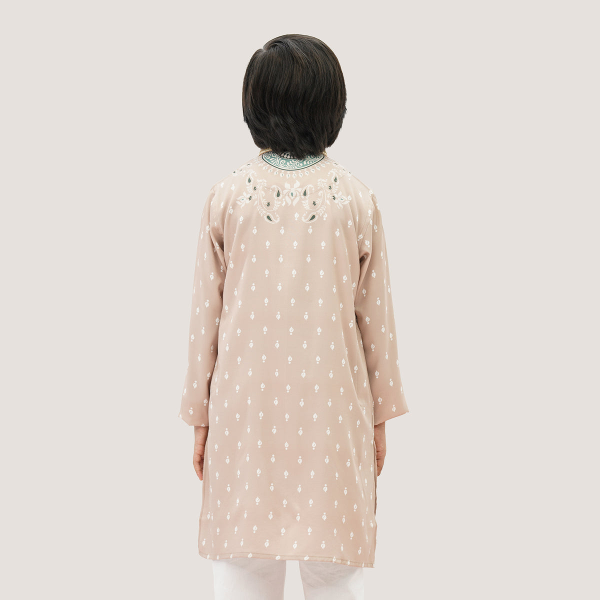 Boys' Beige Panjabi