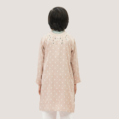 Boys' Beige Panjabi