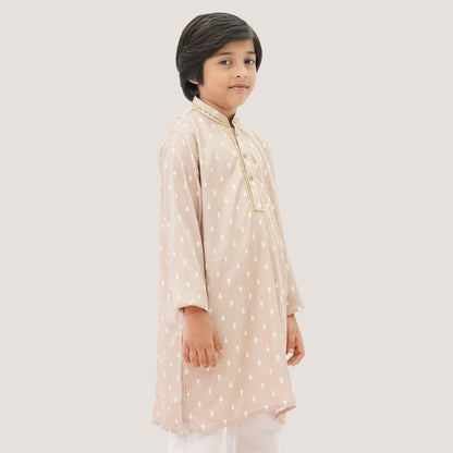 Boys' Beige Panjabi