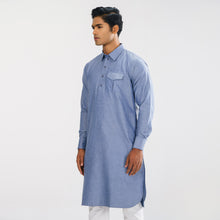 Load image into Gallery viewer, Men’s Denim Panjabi
