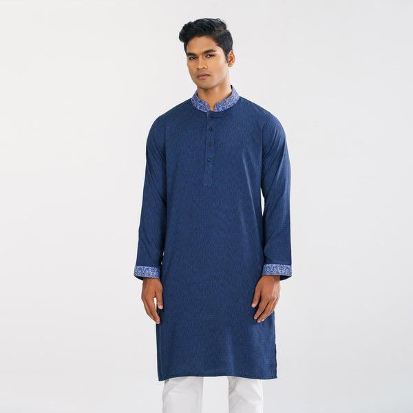 Men's Navy Basic Panjabi