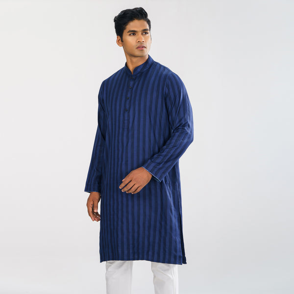 Men's Navy Basic Panjabi