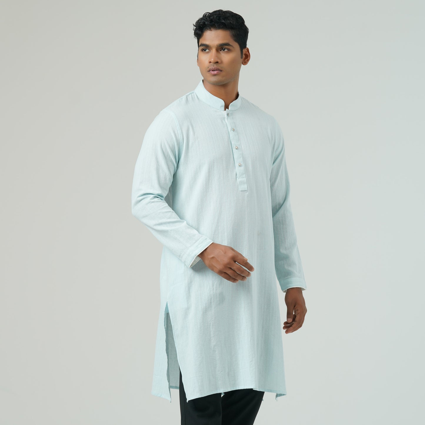 Mens Sky Blue Panjabi