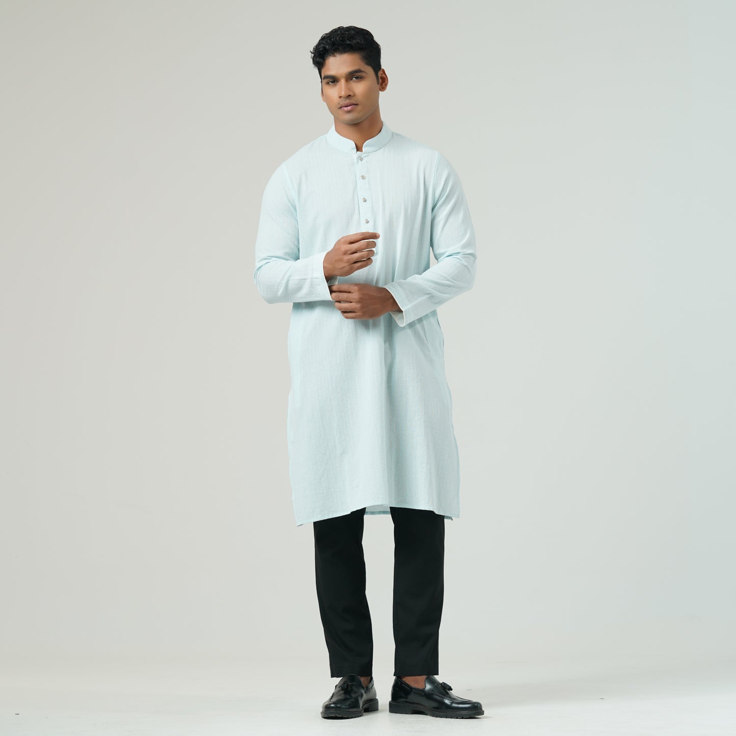 Mens Sky Blue Panjabi