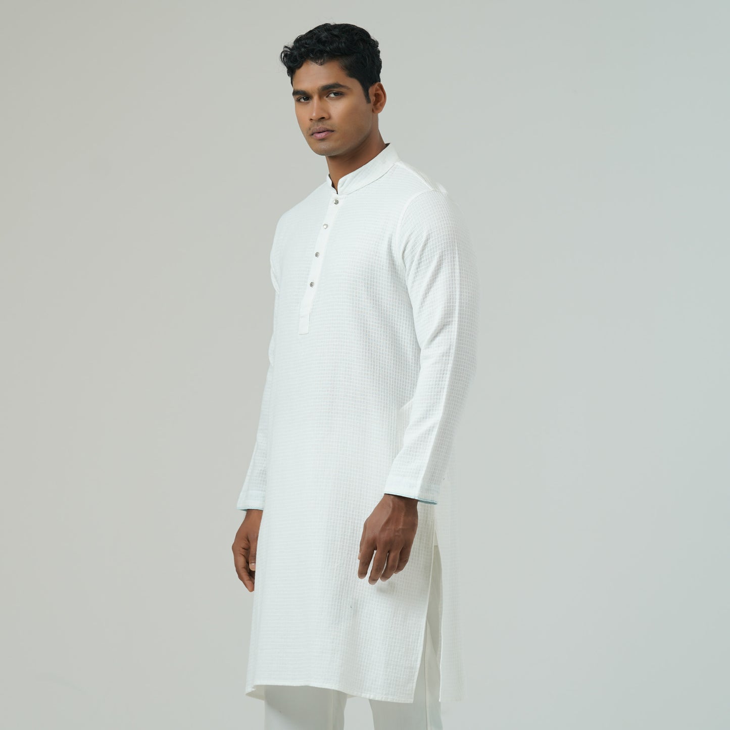 Mens White Panjabi