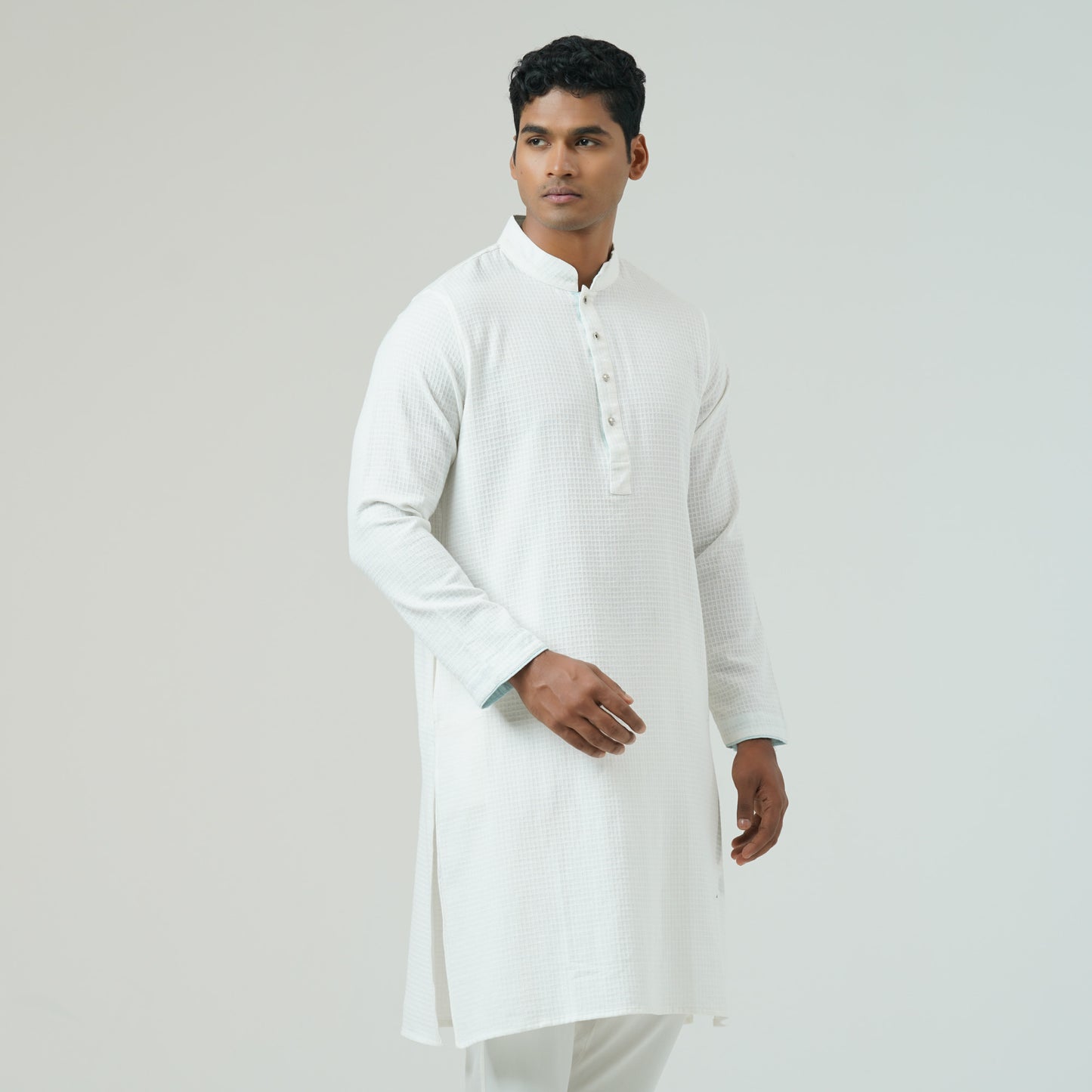 Mens White Panjabi