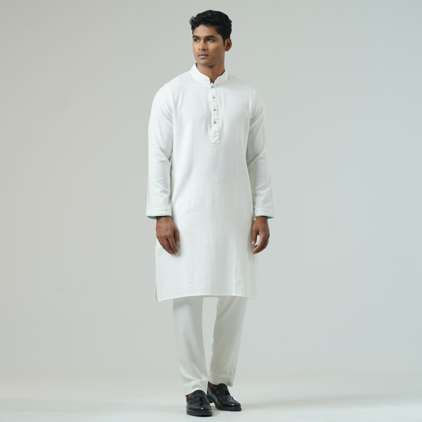 Mens White Panjabi