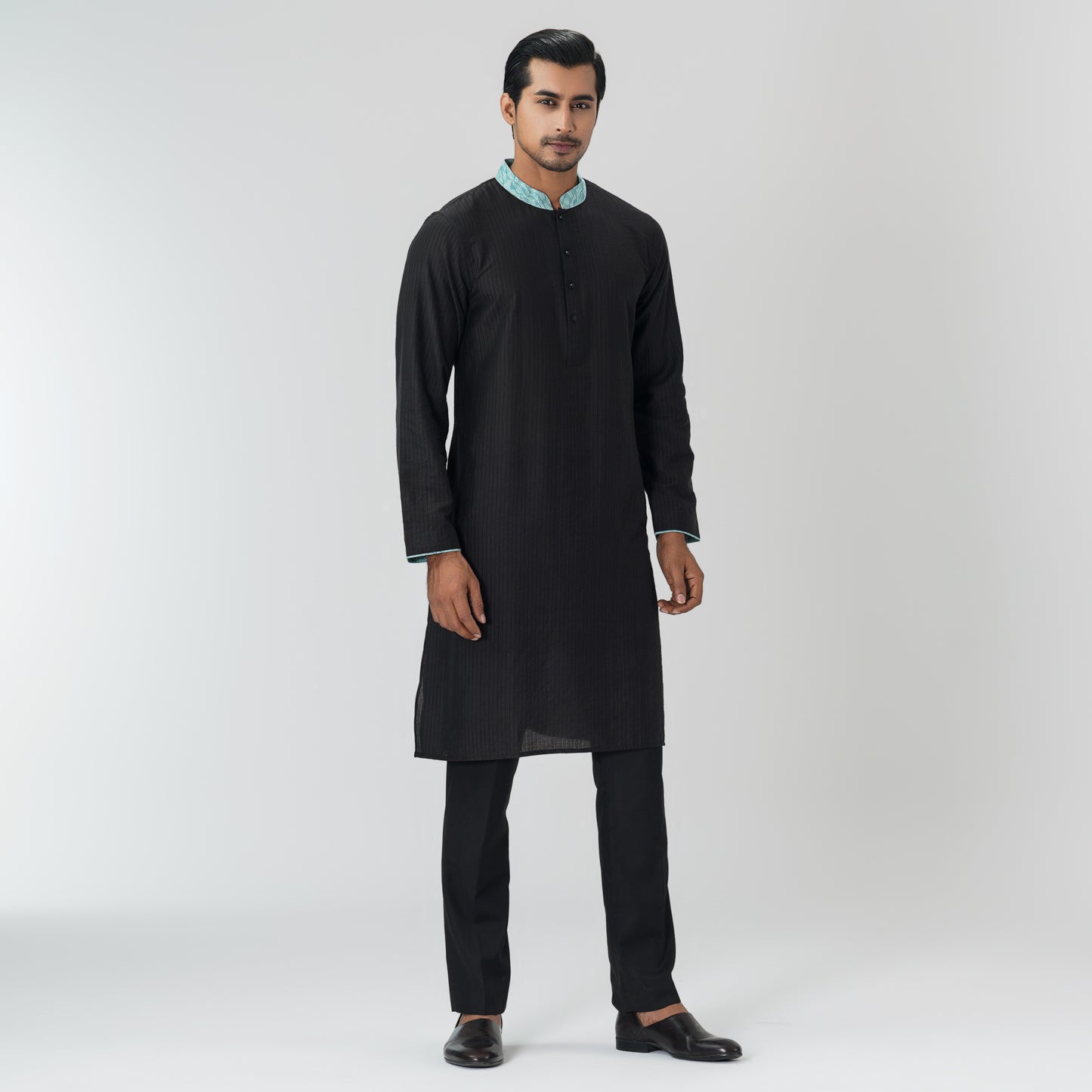 Mens Black Panjabi