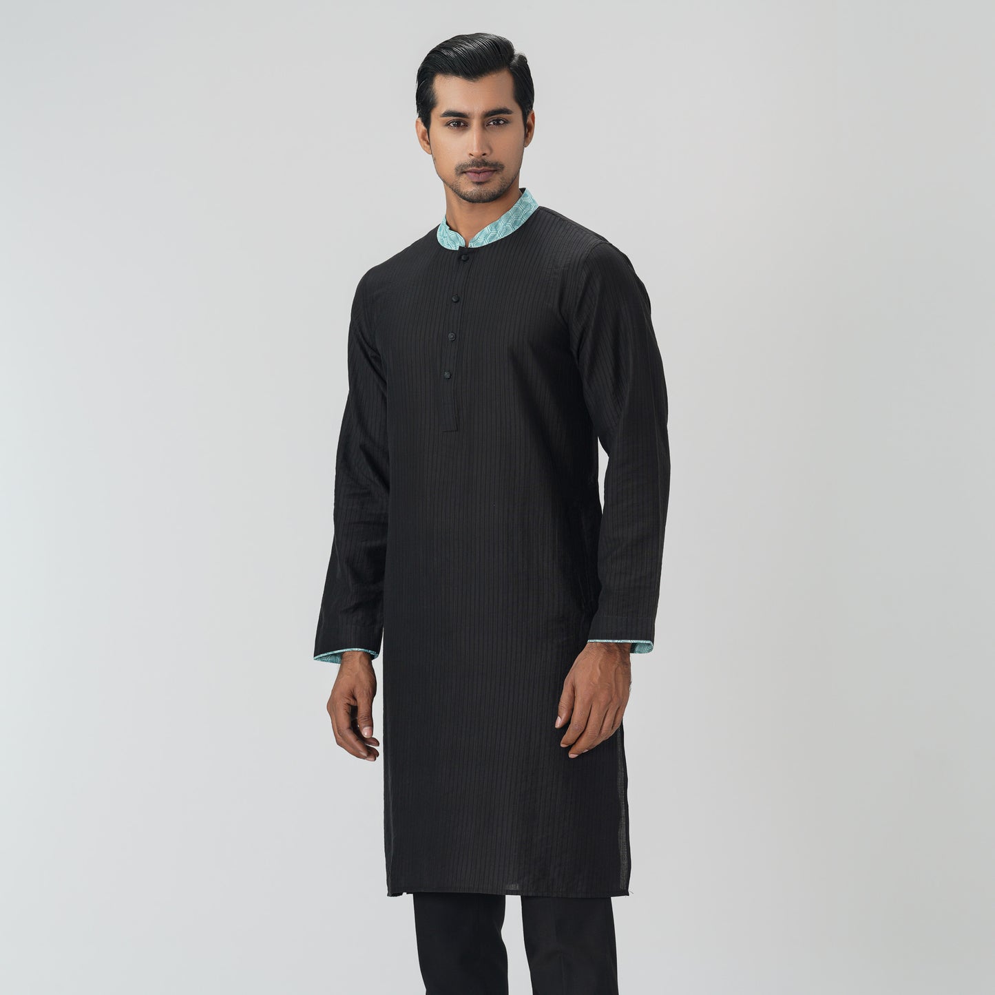 Mens Black Panjabi