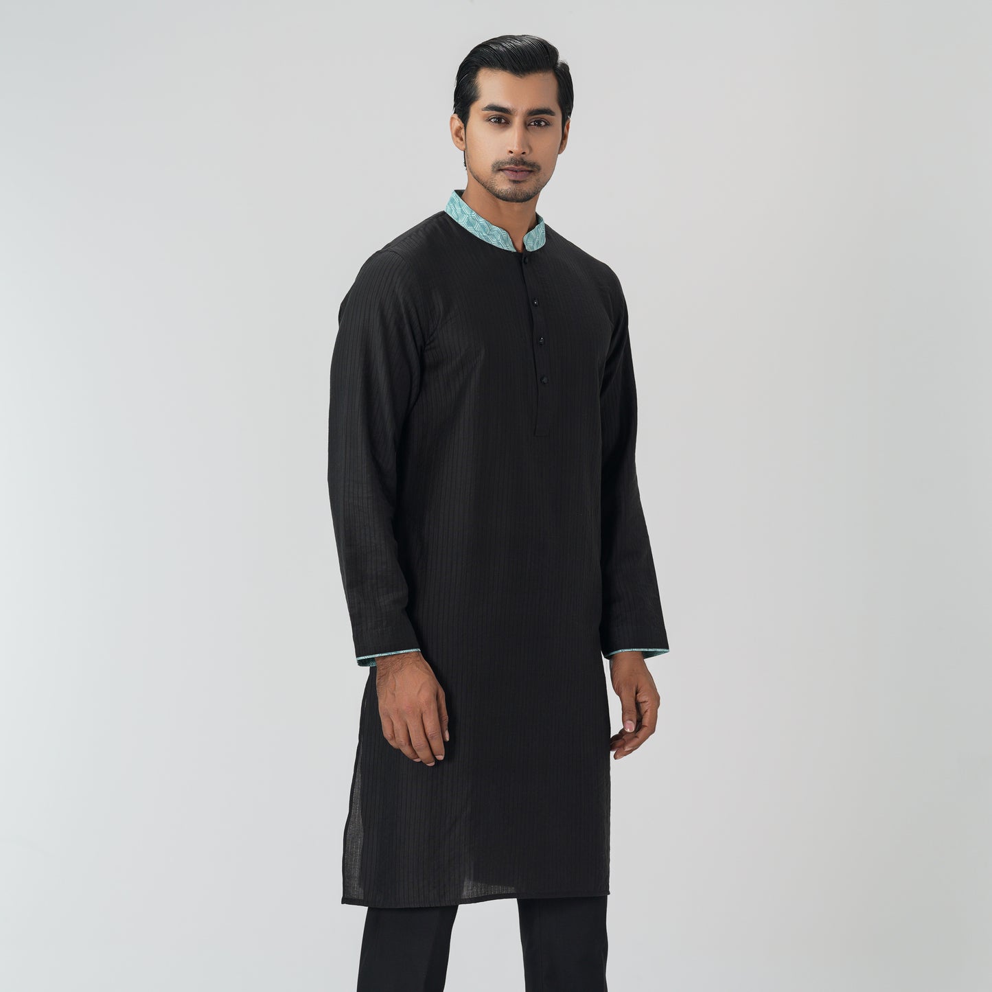 Mens Black Panjabi