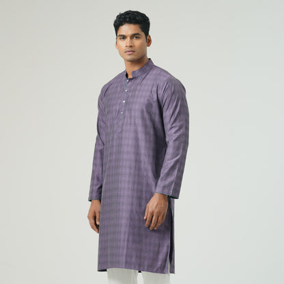 Mens Violet Panjabi