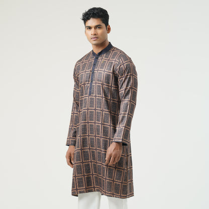 Mens Navy Basic Panjabi