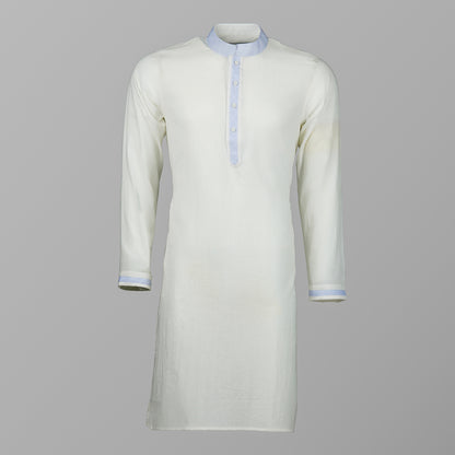 Mens White Panjabi