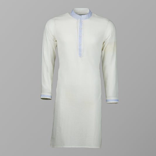 Mens White Panjabi