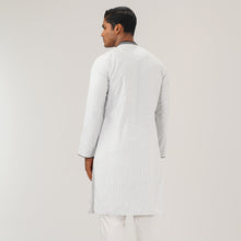 Load image into Gallery viewer, Mens White Slim Fit Panjabi
