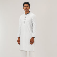 Load image into Gallery viewer, Mens White Slim Fit Panjabi
