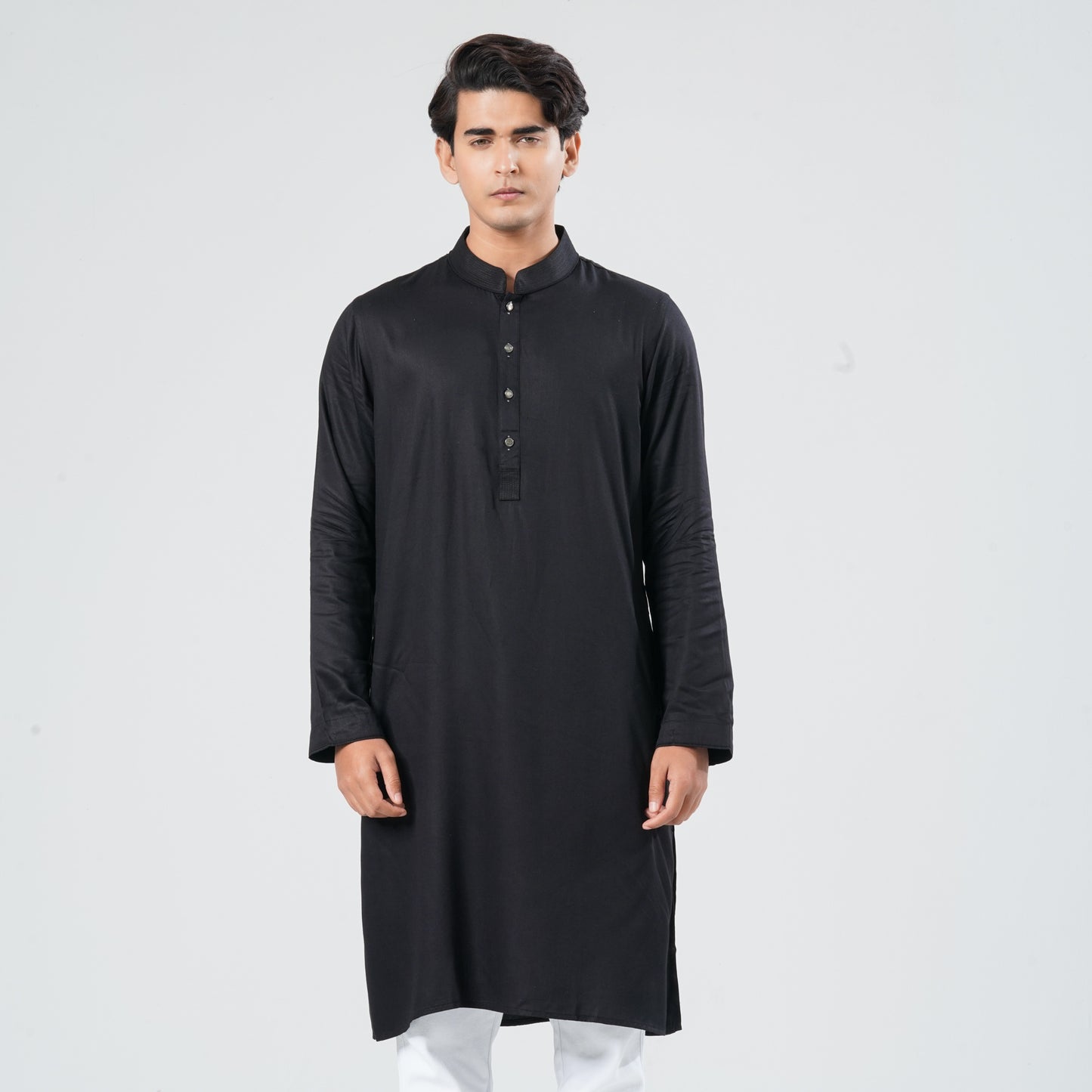 Men’s Linen Silk Panjabi