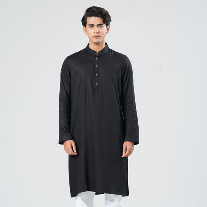 Men’s Linen Silk Panjabi