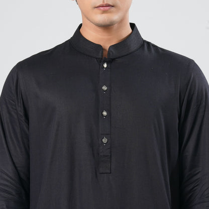 Men’s Linen Silk Panjabi