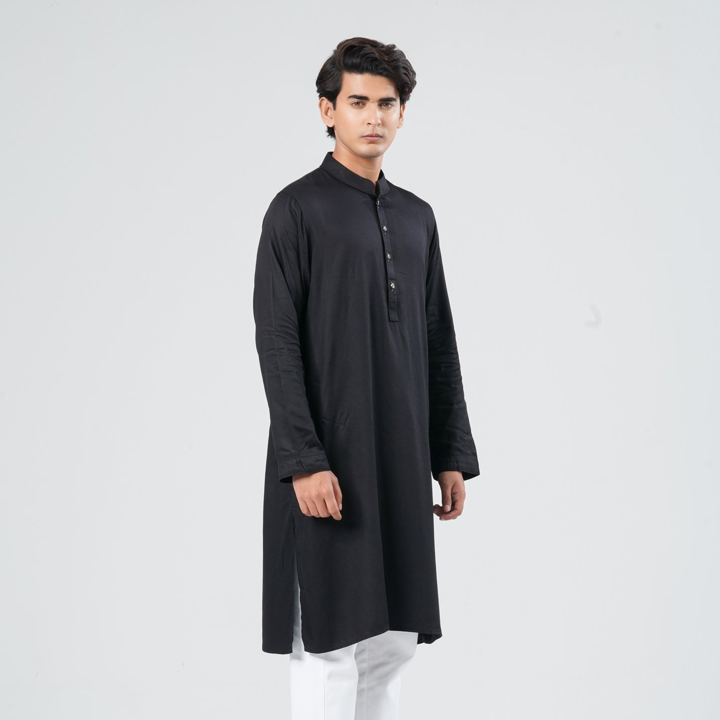 Men’s Linen Silk Panjabi