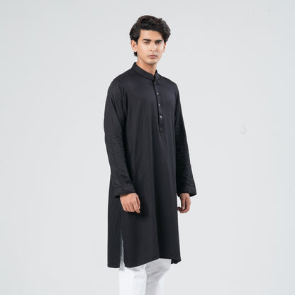 Men’s Linen Silk Panjabi