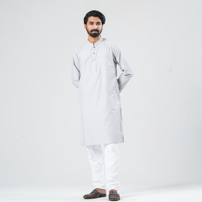 Men's Navy Shirting Panjabi