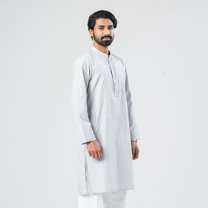 Men's Navy Shirting Panjabi