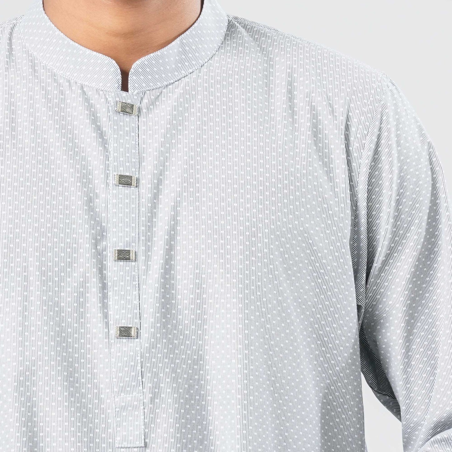 Men's Navy Shirting Panjabi