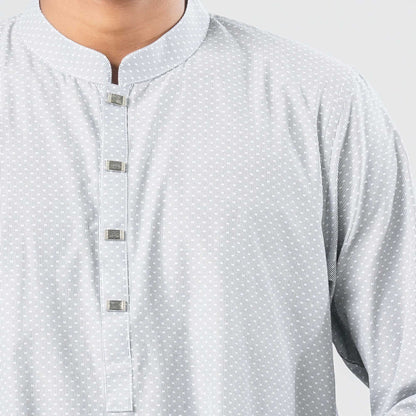 Men's Navy Shirting Panjabi