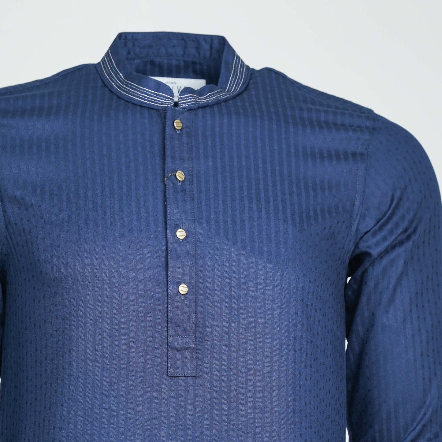 Men's Navy Blue Panjabi