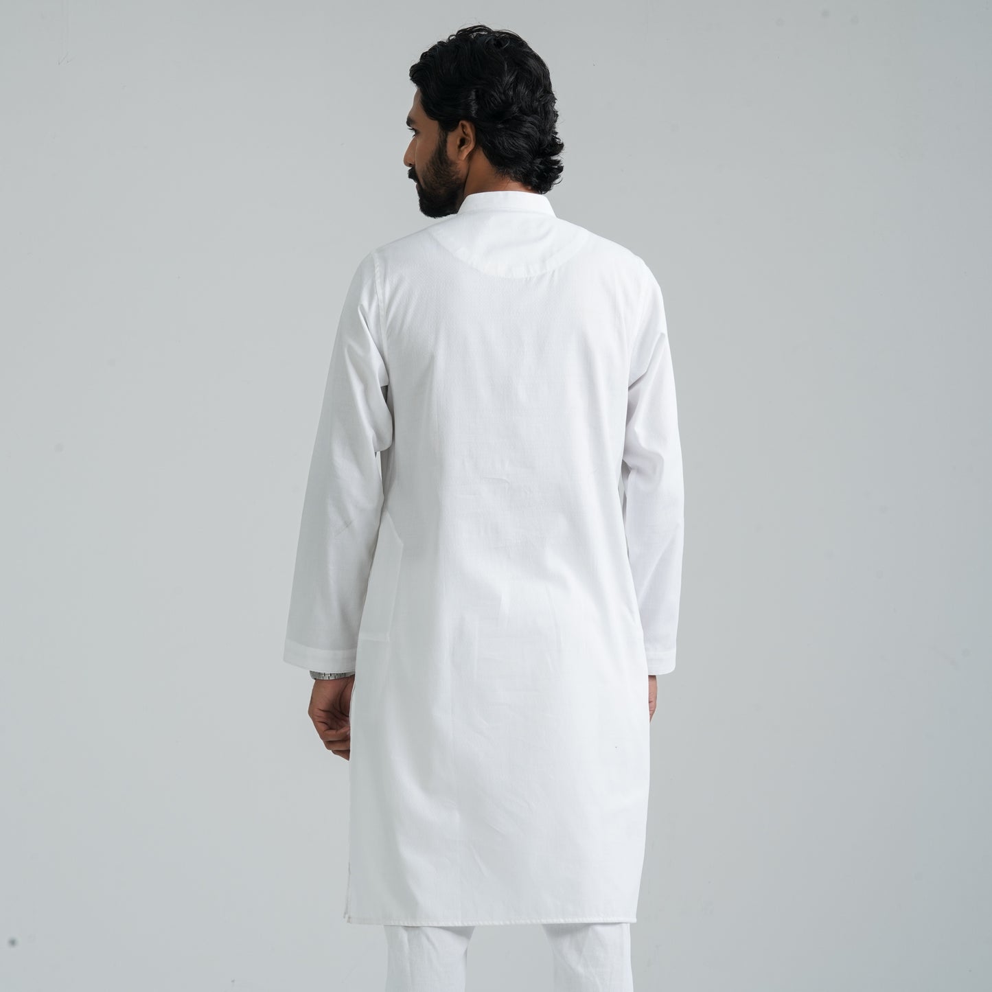 Men's Basic White Panjabi