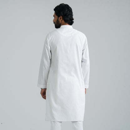 Men's Basic White Panjabi
