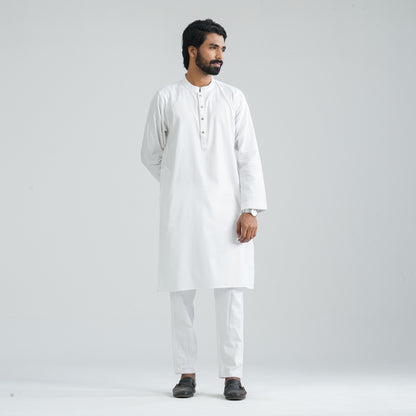 Men's Basic White Panjabi