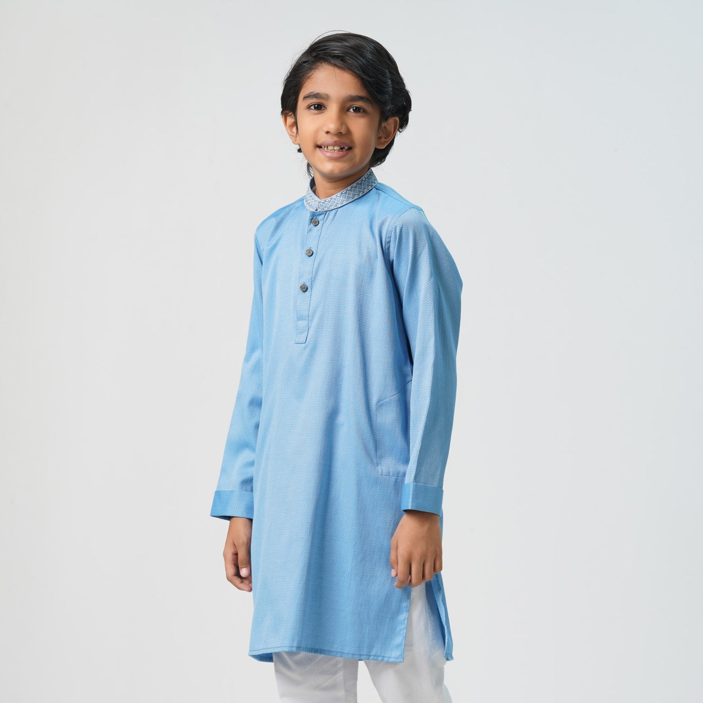 Boys Teal Blue Panjabi