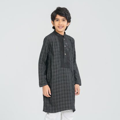 Boys’ Cotton Panjabi with Sequin Embroidery
