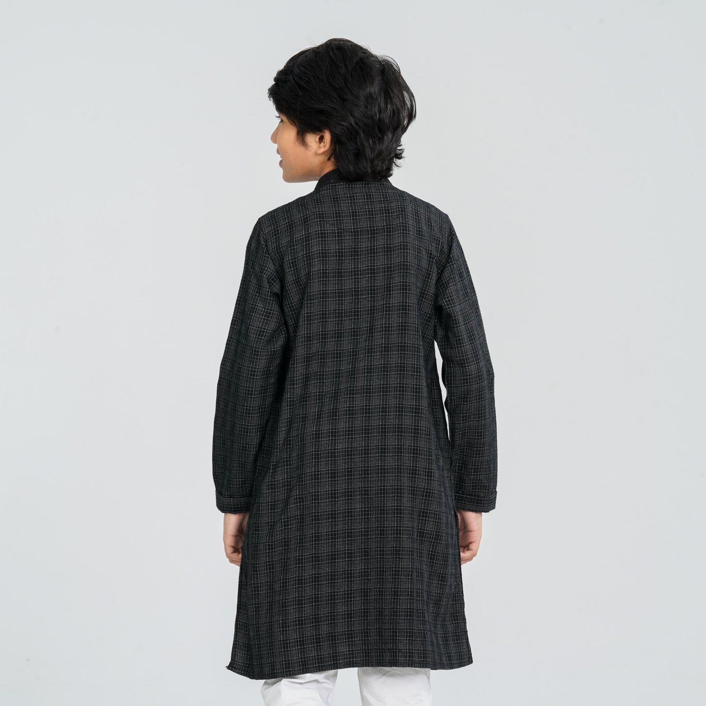Boys’ Cotton Panjabi with Sequin Embroidery